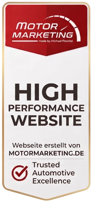 Website für Fahrzeugpflege, erstellt von MotorMarketing